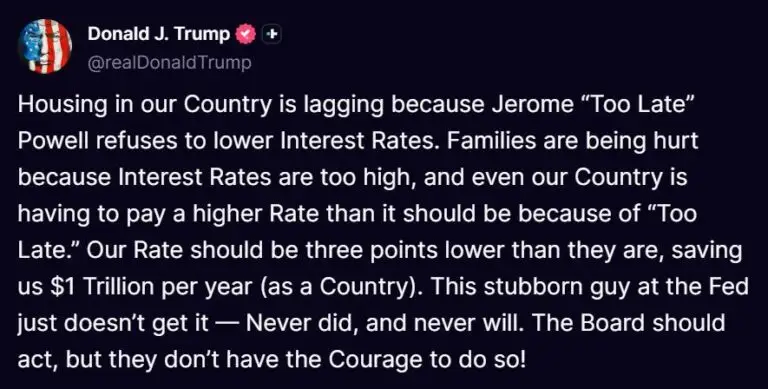 Trump Demands 1.5% Interest Rates: A 2025 Fed Showdown